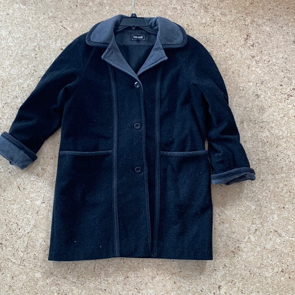Wool coat, great over suits or dresses